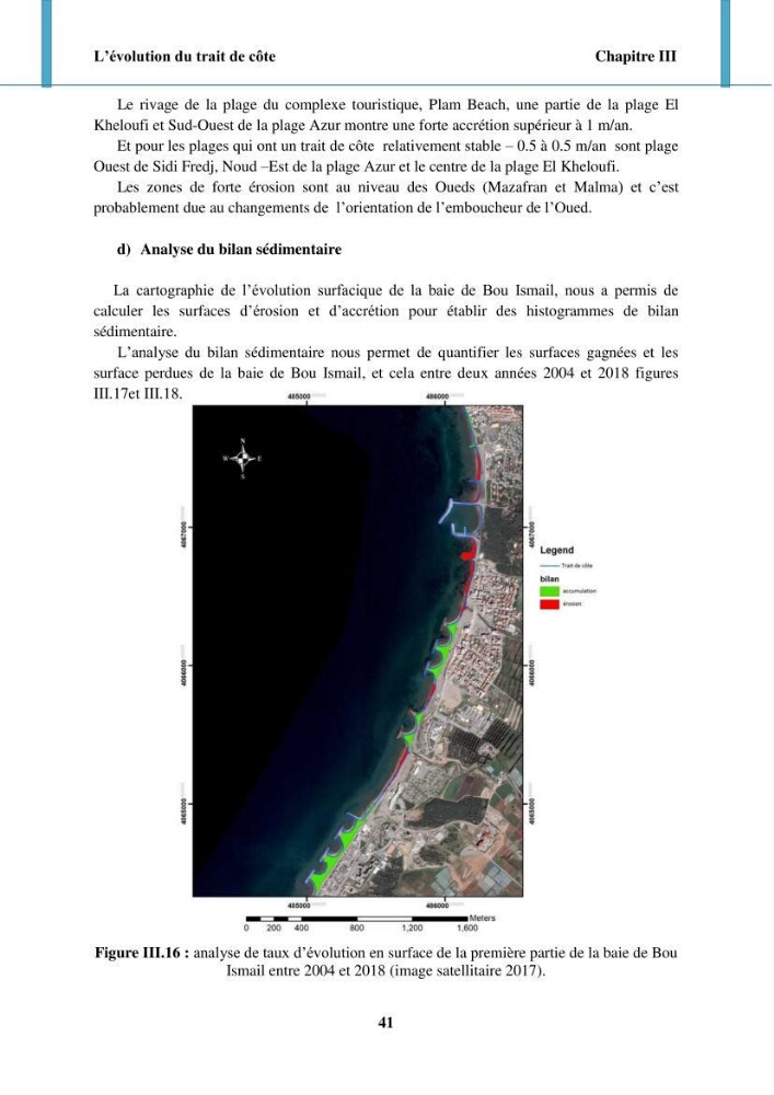 Impact des forçages météorologiques et anthropiques sur la dynamique morpho-sédimentaire du littoral Ouest Algérois
