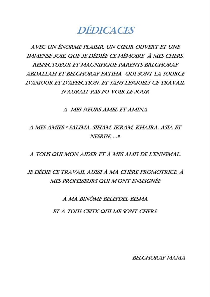 Contribution a l’étude de l’évolution de l’herbier à Posidonie (Posidonia oceanica) sous l’effet de la pression anthropique dans la baie de Bou-Ismail à Alger