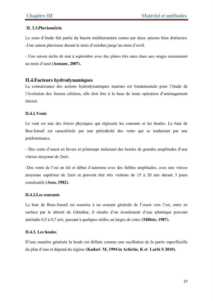 Contribution a l’étude de l’évolution de l’herbier à Posidonie (Posidonia oceanica) sous l’effet de la pression anthropique dans la baie de Bou-Ismail à Alger