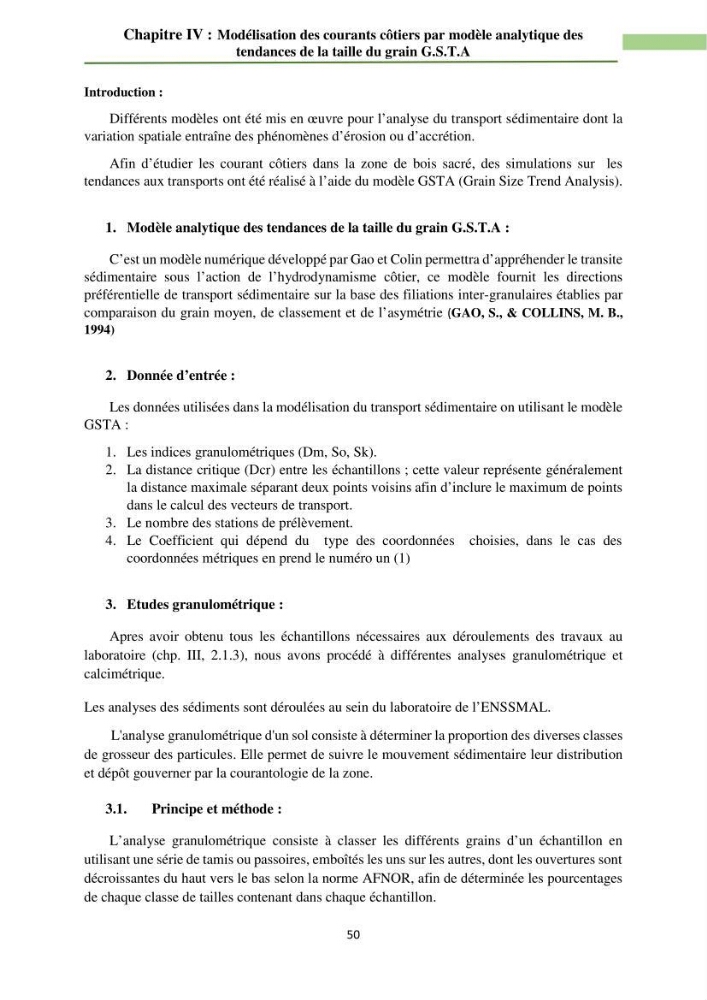 Combinaison des modèles numériques et des images satéllites pour la détermination des courants côtiers.