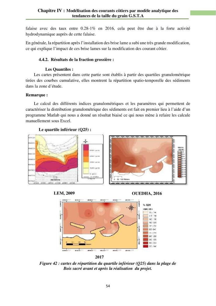 Combinaison des modèles numériques et des images satéllites pour la détermination des courants côtiers.