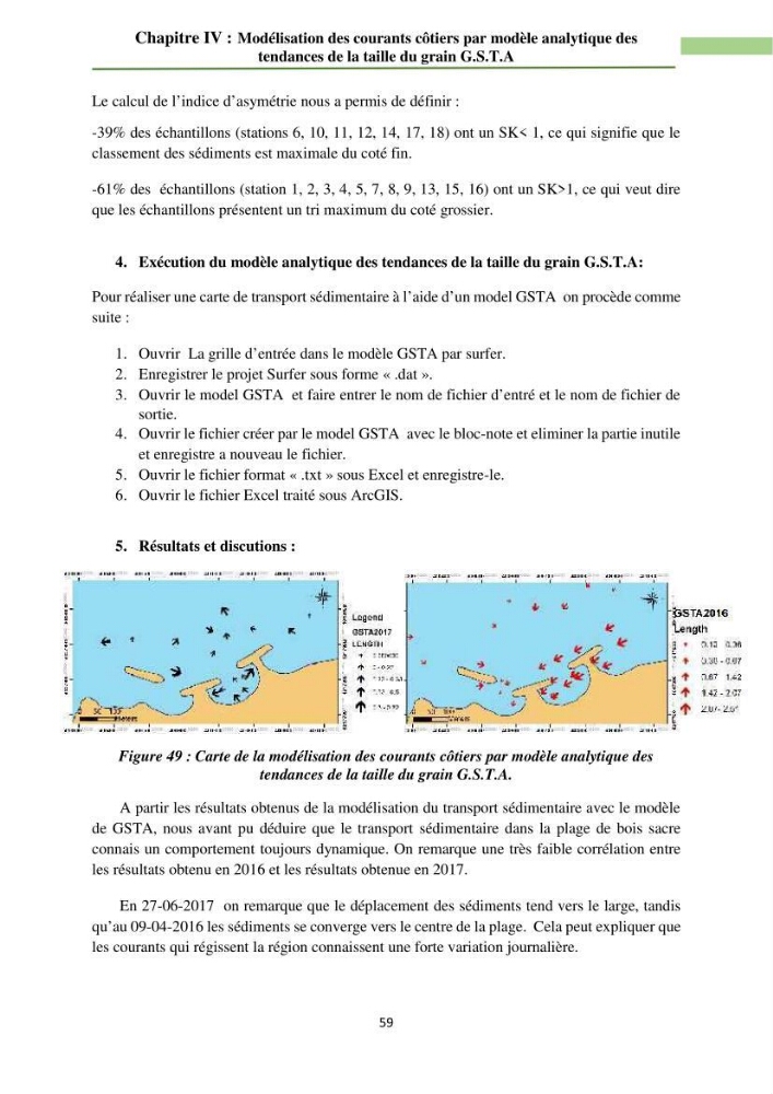Combinaison des modèles numériques et des images satéllites pour la détermination des courants côtiers.