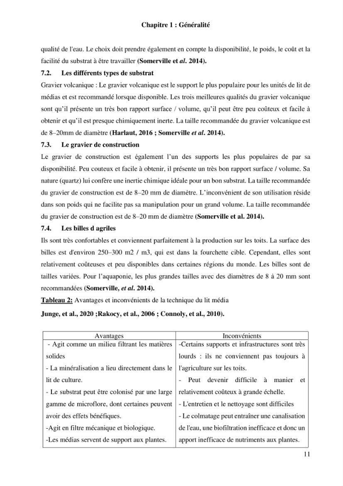 Etude Comparatives Des Systémes de porductions aquaponiques :