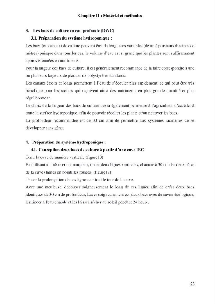 Etude Comparatives Des Systémes de porductions aquaponiques :