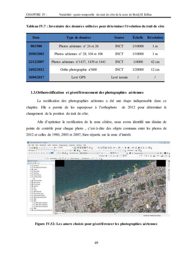 Impacts de l\'implantation des ouvrages de protection sur frange côtière de Bordj El Kiiffan: