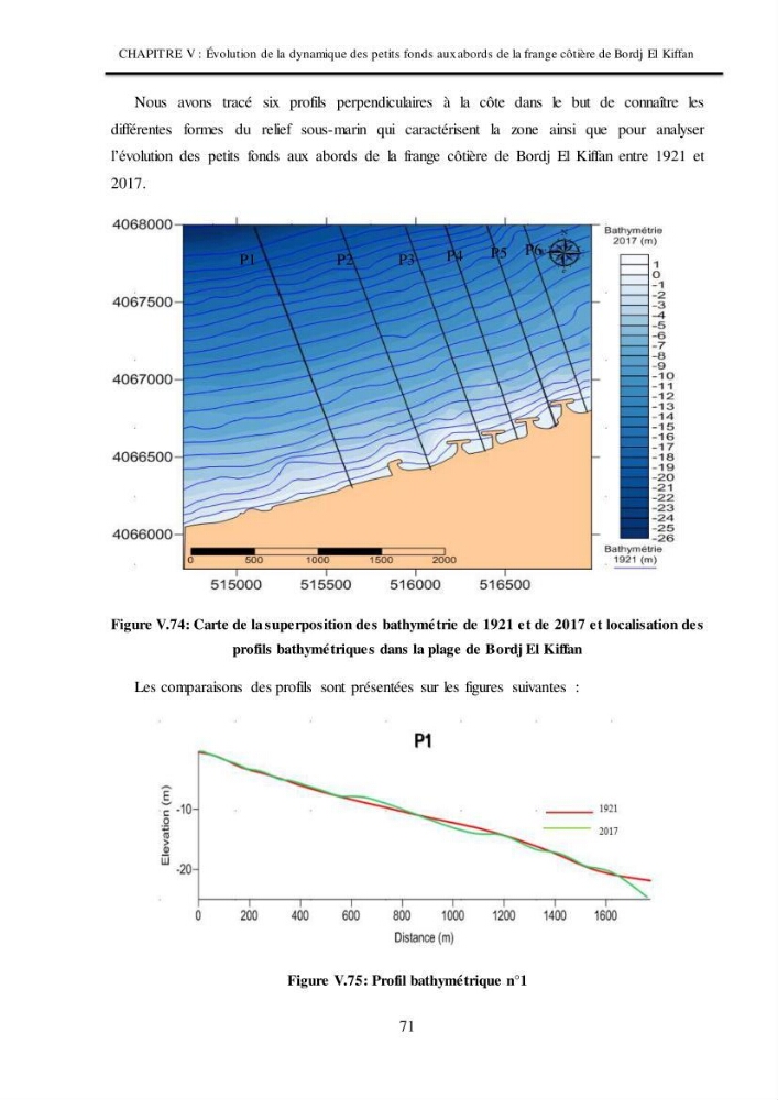 Impacts de l\'implantation des ouvrages de protection sur frange côtière de Bordj El Kiiffan: