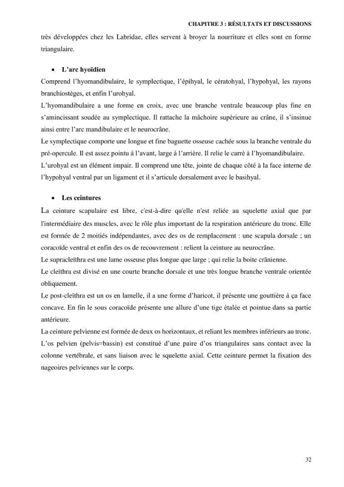 Contribution à l’étude de Symphodus roissali (Risso, 1810) des côtes centres du bassin algérien