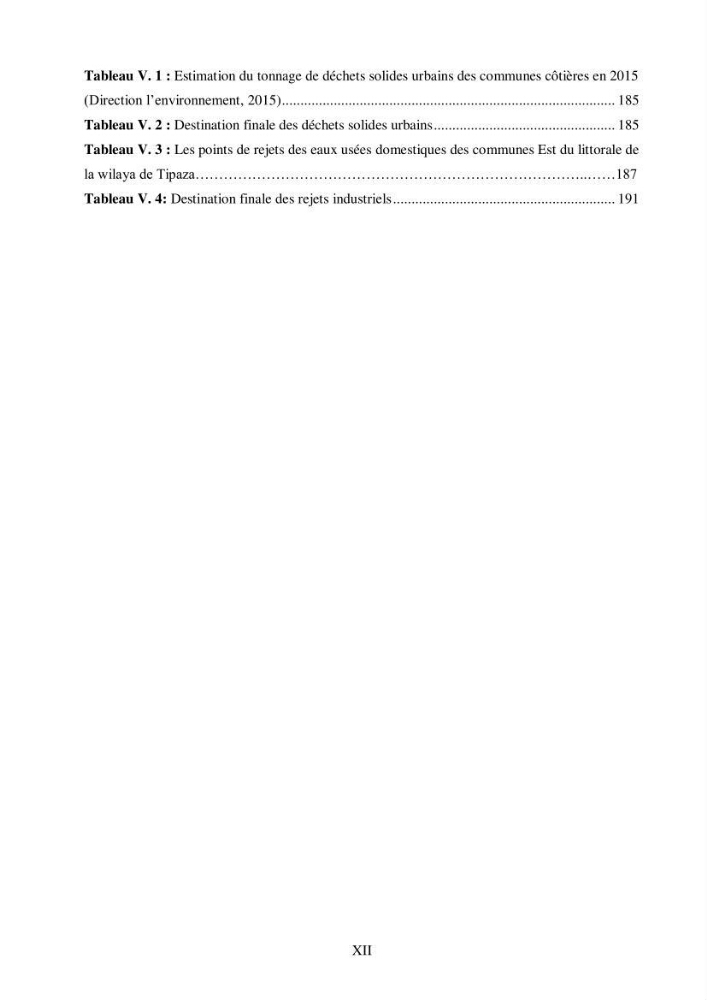 Contribution à l\'élaboration d\'une base de données dans le cadre de la gestion intègrée du littoral Algérien