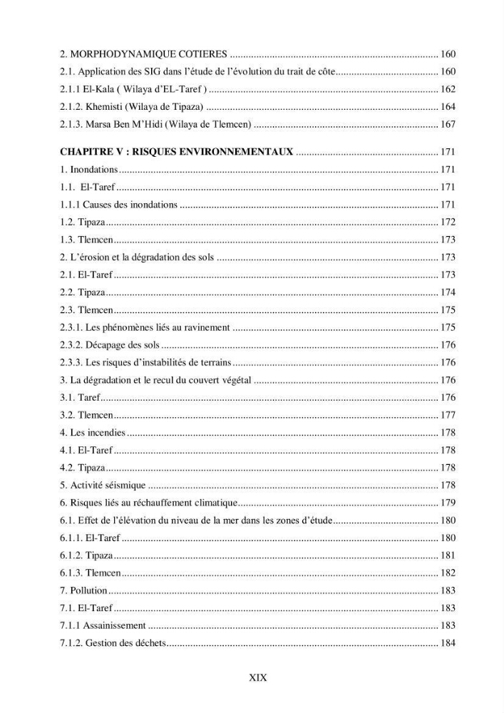 Contribution à l\'élaboration d\'une base de données dans le cadre de la gestion intègrée du littoral Algérien