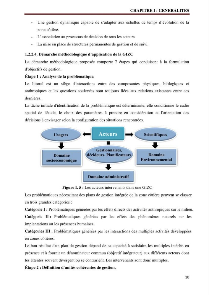 Contribution à l\'élaboration d\'une base de données dans le cadre de la gestion intègrée du littoral Algérien