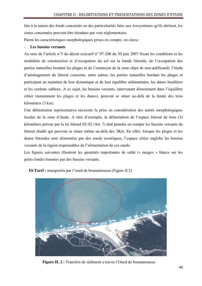 Contribution à l\'élaboration d\'une base de données dans le cadre de la gestion intègrée du littoral Algérien