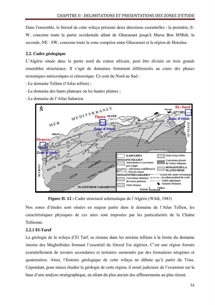 Contribution à l\'élaboration d\'une base de données dans le cadre de la gestion intègrée du littoral Algérien
