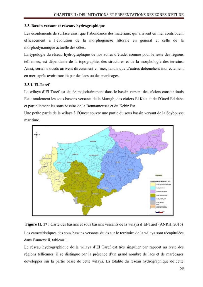 Contribution à l\'élaboration d\'une base de données dans le cadre de la gestion intègrée du littoral Algérien