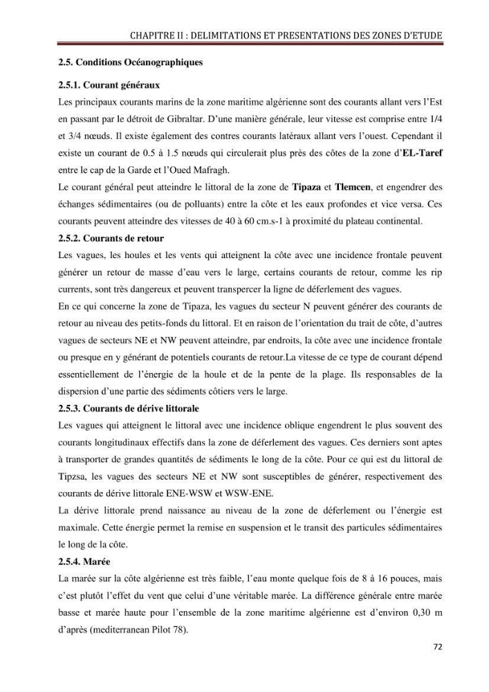 Contribution à l\'élaboration d\'une base de données dans le cadre de la gestion intègrée du littoral Algérien