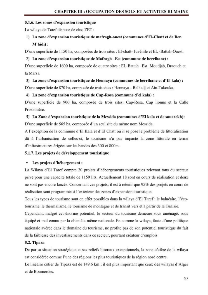 Contribution à l\'élaboration d\'une base de données dans le cadre de la gestion intègrée du littoral Algérien