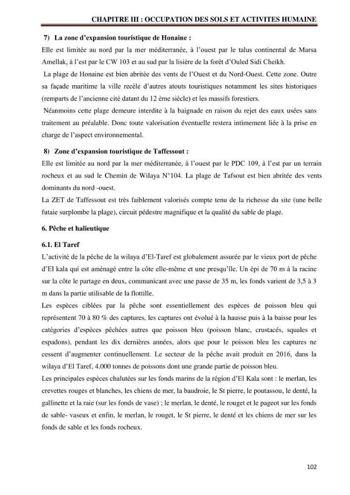 Contribution à l\'élaboration d\'une base de données dans le cadre de la gestion intègrée du littoral Algérien