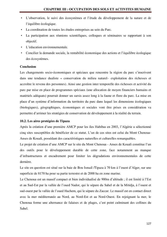 Contribution à l\'élaboration d\'une base de données dans le cadre de la gestion intègrée du littoral Algérien