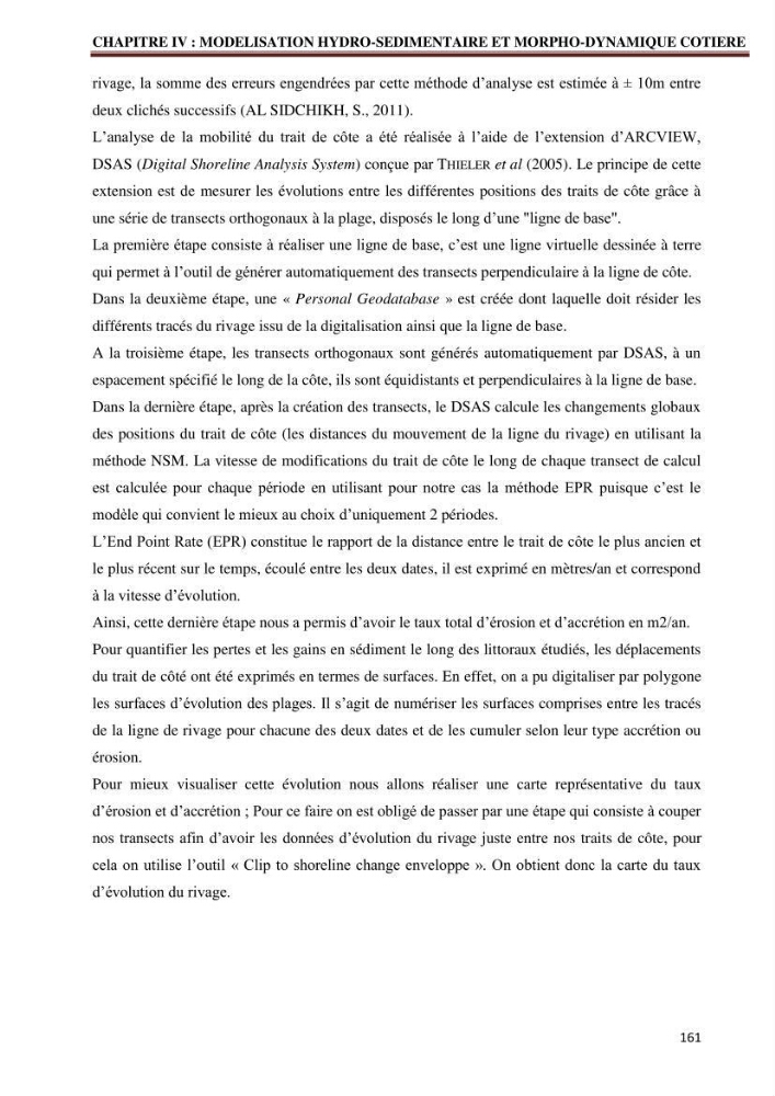 Contribution à l\'élaboration d\'une base de données dans le cadre de la gestion intègrée du littoral Algérien