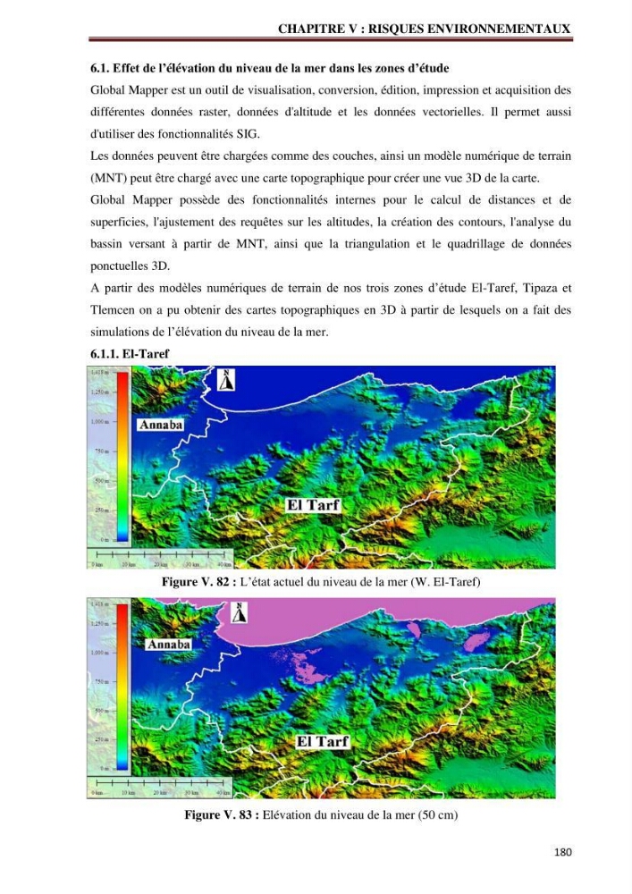 Contribution à l\'élaboration d\'une base de données dans le cadre de la gestion intègrée du littoral Algérien