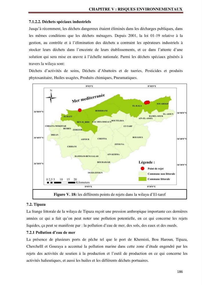 Contribution à l\'élaboration d\'une base de données dans le cadre de la gestion intègrée du littoral Algérien