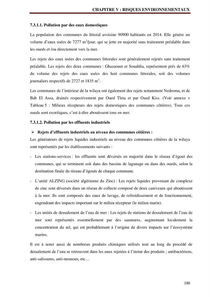 Contribution à l\'élaboration d\'une base de données dans le cadre de la gestion intègrée du littoral Algérien
