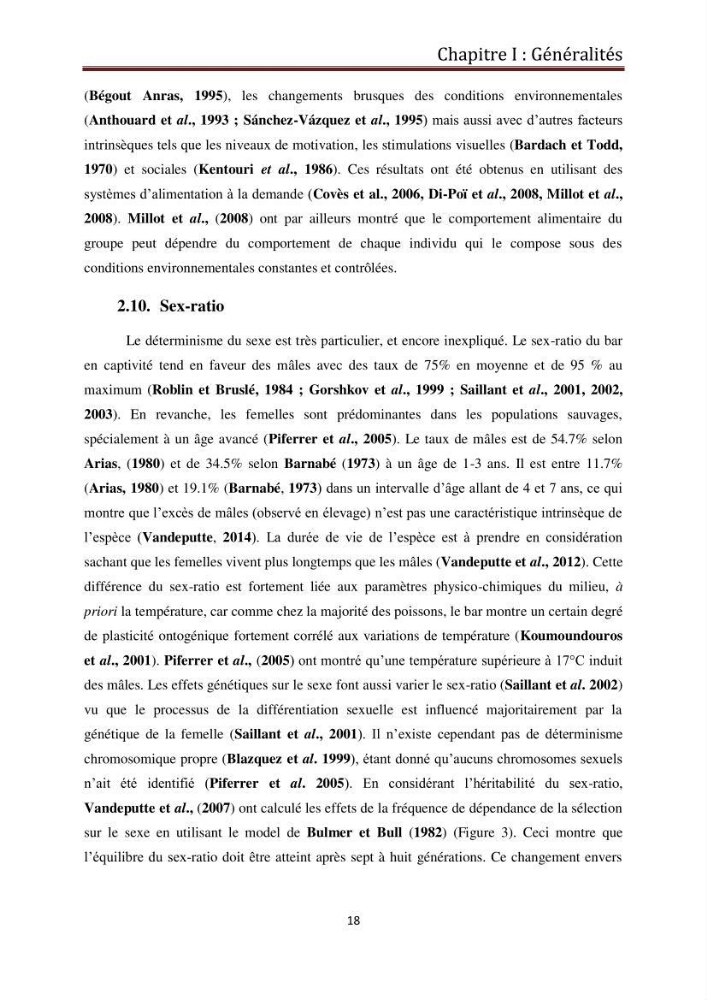 Contribution à l\'élaboration d\'une méthode d\'estimation de l\'éfficacité alimentaire individuelle. chez le bar commun. Dicentrarchus Labrax(Linnaeus,1758):