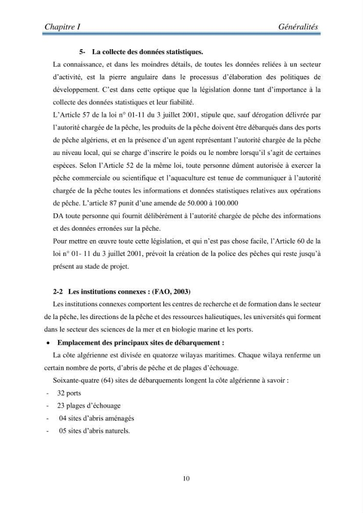 Analyse SWOT (Forces - Faiblaisses - Opportunités - Menaces ) comme outils d\'aide à la décision: cas de la pêcherie sardinière Algérienne