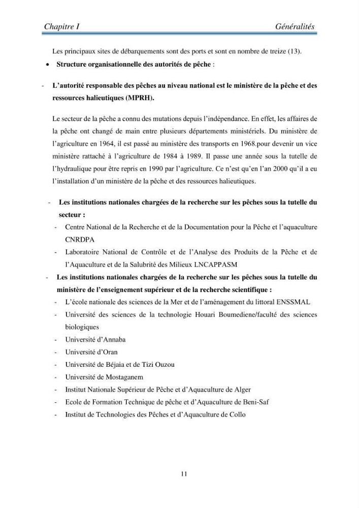 Analyse SWOT (Forces - Faiblaisses - Opportunités - Menaces ) comme outils d\'aide à la décision: cas de la pêcherie sardinière Algérienne