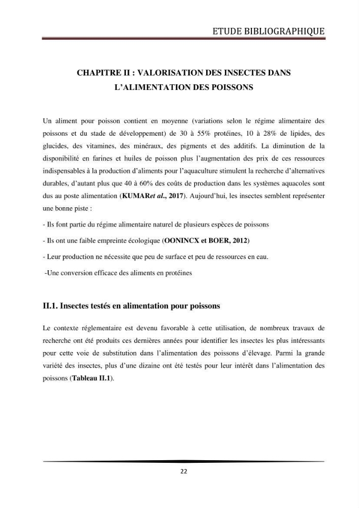 Valorisation de la culture des vers de farine dans l\'alimentation du Tilapia du Nil Oreochromis niloticus (Linnaeus, 1758°: