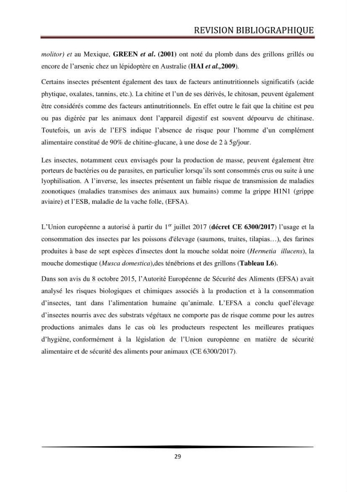 Valorisation de la culture des vers de farine dans l\'alimentation du Tilapia du Nil Oreochromis niloticus (Linnaeus, 1758°: