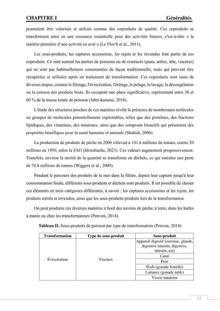 Valorisation des déchets issus de la pêche, après transformation par voie Biotechnologique