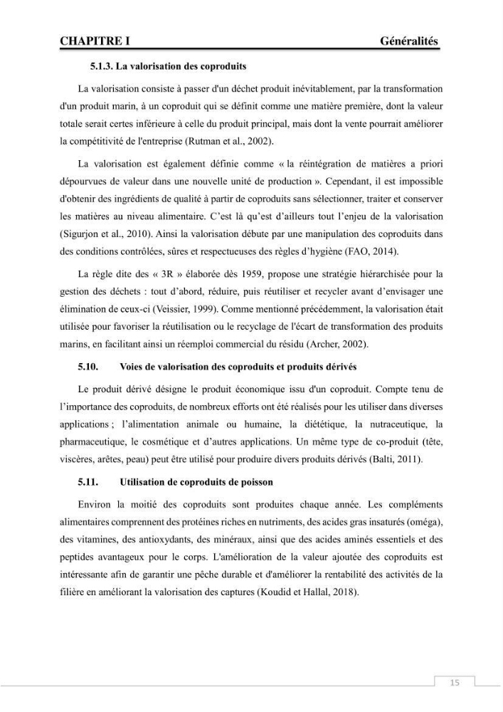 Valorisation des déchets issus de la pêche, après transformation par voie Biotechnologique