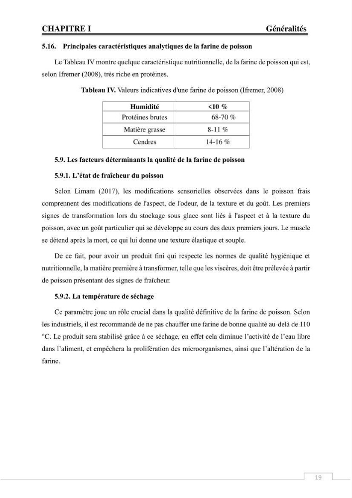 Valorisation des déchets issus de la pêche, après transformation par voie Biotechnologique