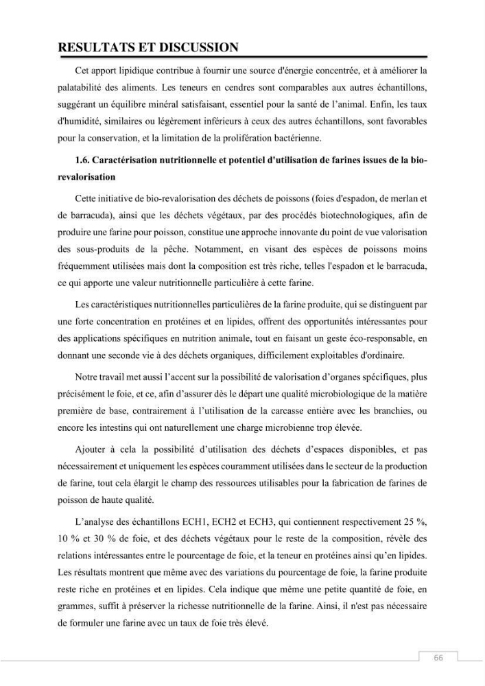 Valorisation des déchets issus de la pêche, après transformation par voie Biotechnologique