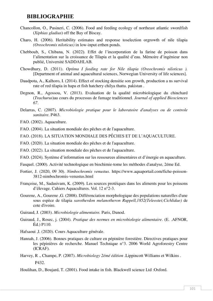 Valorisation des déchets issus de la pêche, après transformation par voie Biotechnologique
