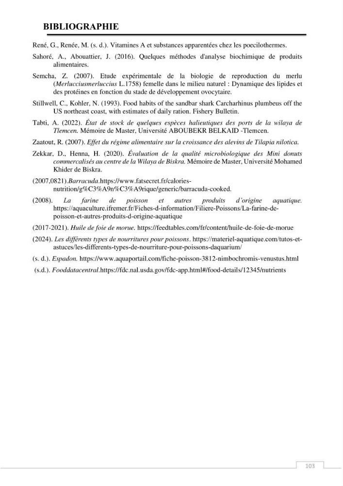 Valorisation des déchets issus de la pêche, après transformation par voie Biotechnologique