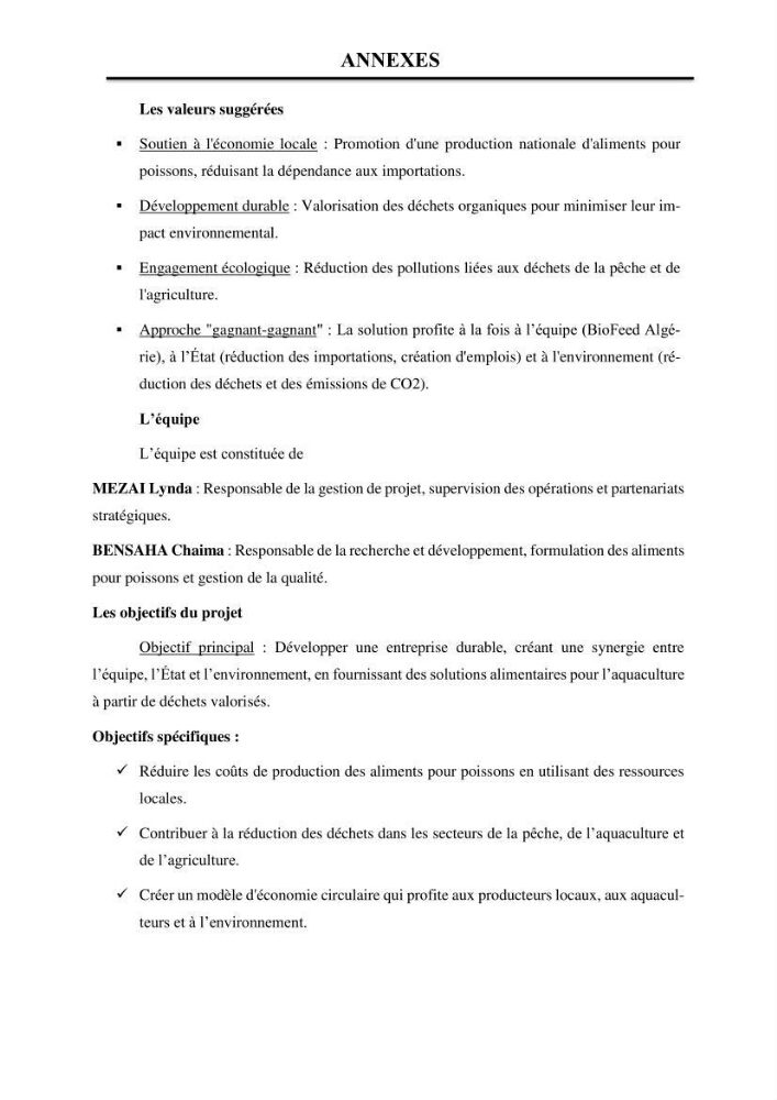 Valorisation des déchets issus de la pêche, après transformation par voie Biotechnologique
