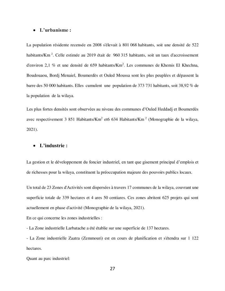 Analyse de la vulnérabilité des installations aquacoles marines de la wilaya de Boumerdès