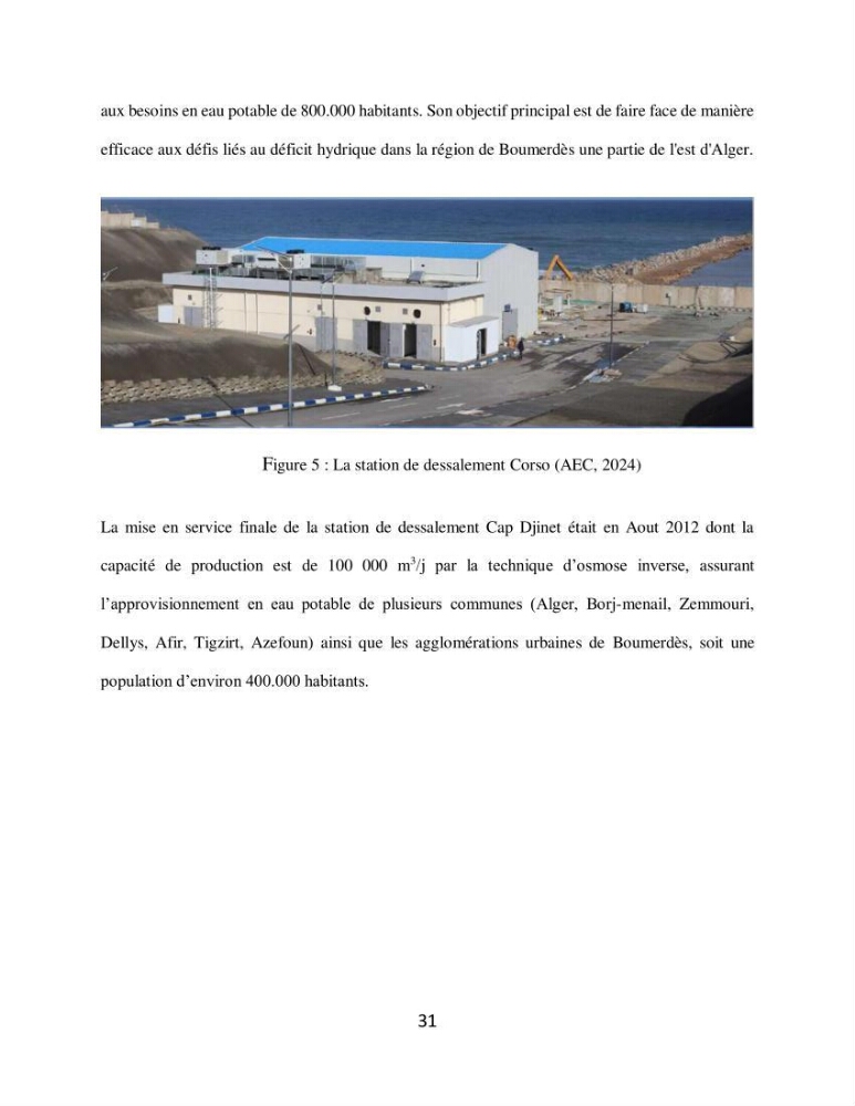 Analyse de la vulnérabilité des installations aquacoles marines de la wilaya de Boumerdès