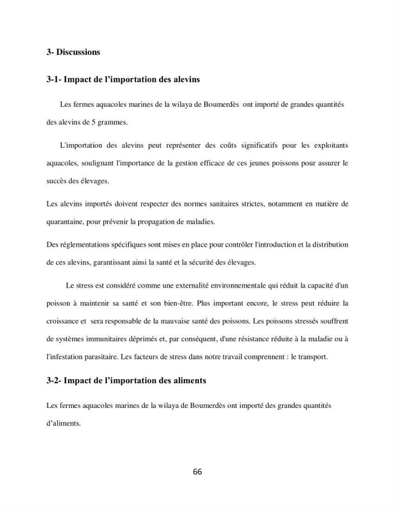 Analyse de la vulnérabilité des installations aquacoles marines de la wilaya de Boumerdès