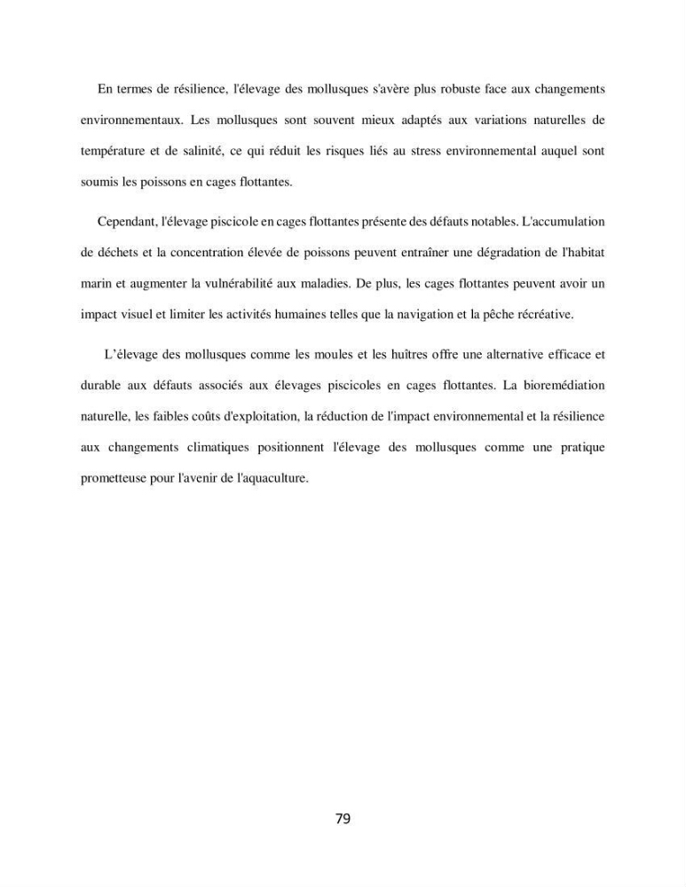 Analyse de la vulnérabilité des installations aquacoles marines de la wilaya de Boumerdès