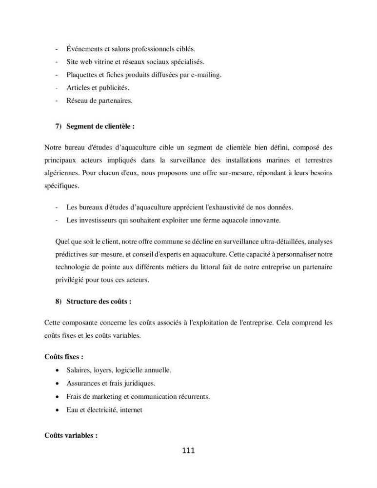 Analyse de la vulnérabilité des installations aquacoles marines de la wilaya de Boumerdès