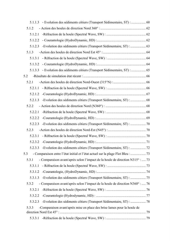 Etude d’impact des brise lames de la commune d’Ain Taya sur les points: Érosion/accumulation et qualité des eaux de baignade