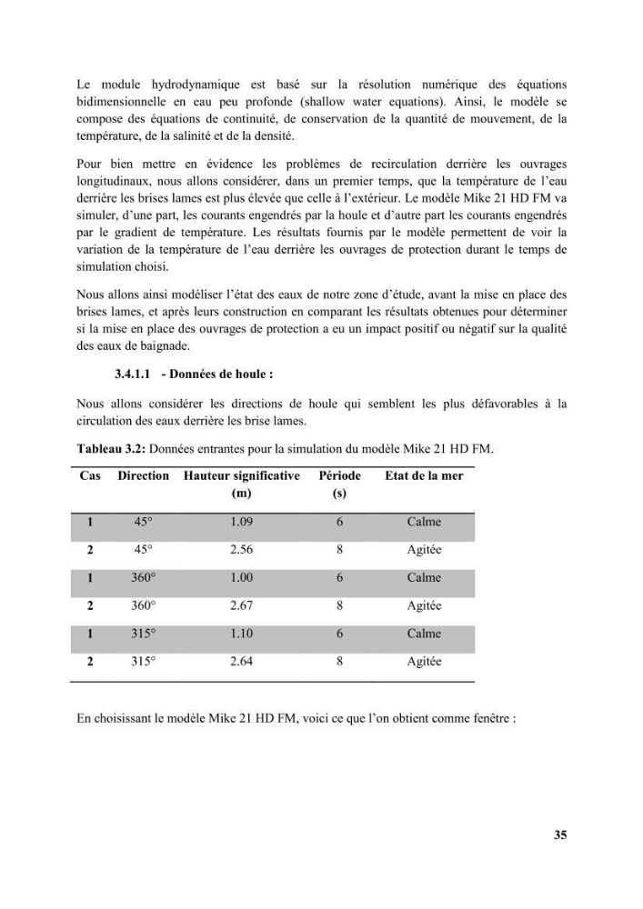 Etude d’impact des brise lames de la commune d’Ain Taya sur les points: Érosion/accumulation et qualité des eaux de baignade
