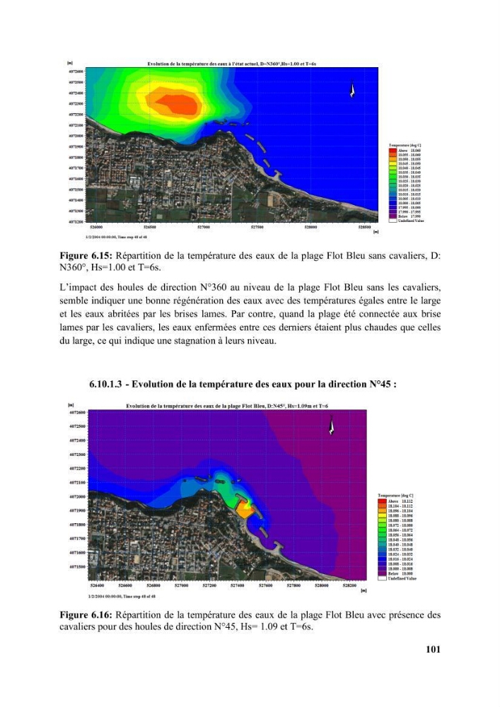 Etude d’impact des brise lames de la commune d’Ain Taya sur les points: Érosion/accumulation et qualité des eaux de baignade