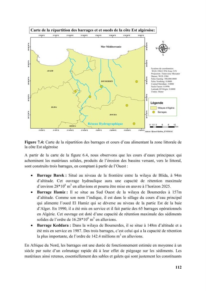 Etude d’impact des brise lames de la commune d’Ain Taya sur les points: Érosion/accumulation et qualité des eaux de baignade