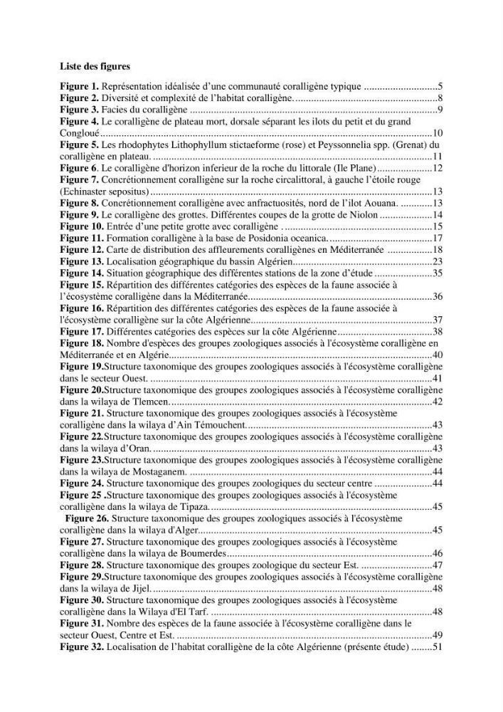 Contribution à la connaissance de la faune associée à l\'écosystème coralligène de la côte Algérienne: