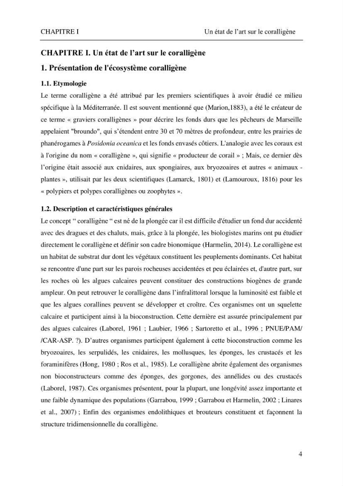 Contribution à la connaissance de la faune associée à l\'écosystème coralligène de la côte Algérienne: