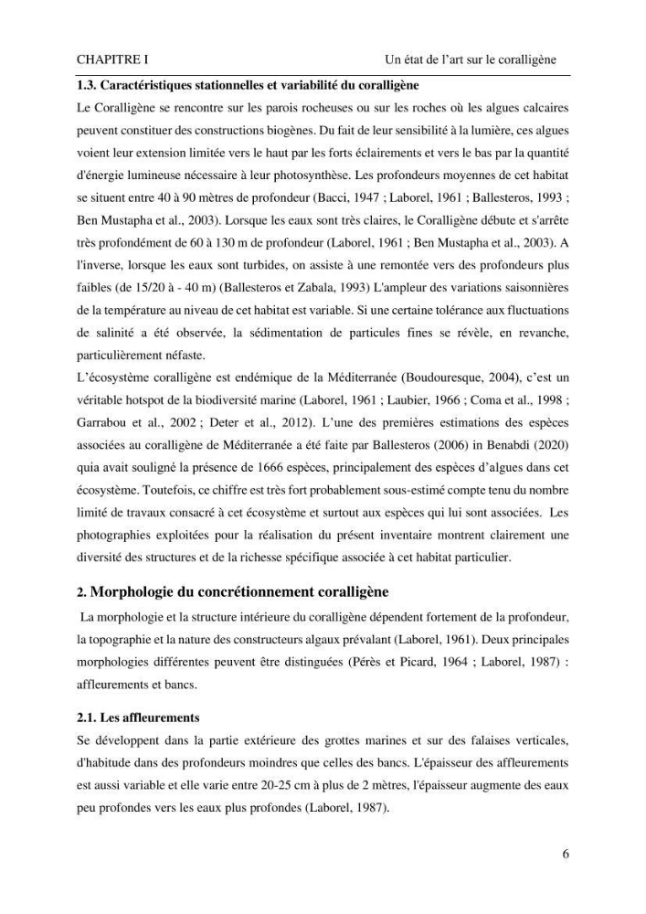 Contribution à la connaissance de la faune associée à l\'écosystème coralligène de la côte Algérienne: