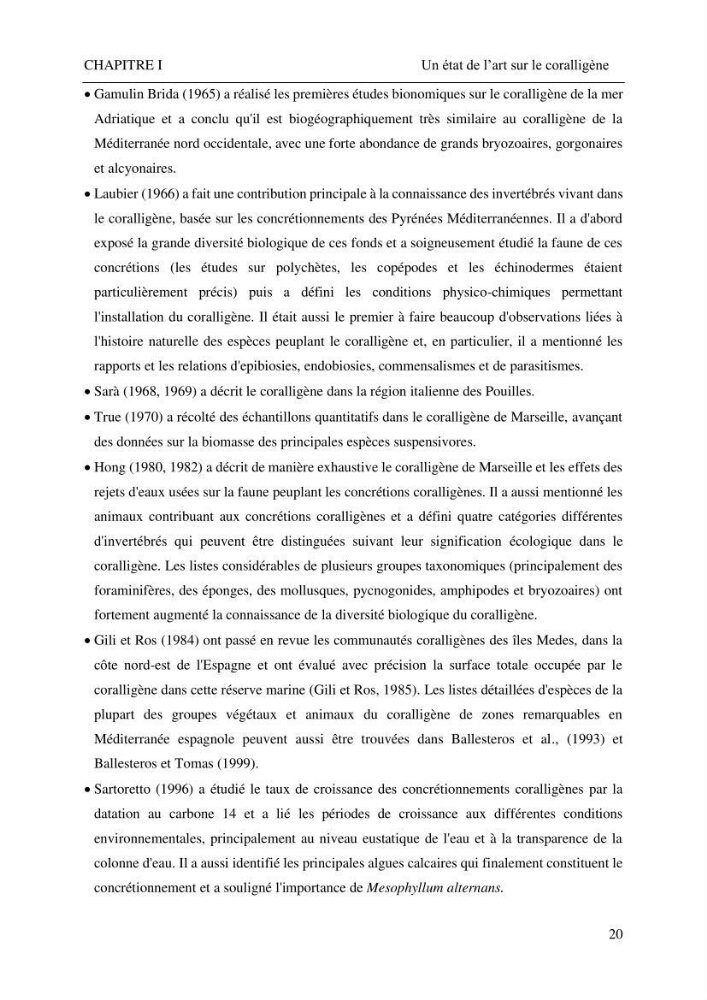 Contribution à la connaissance de la faune associée à l\'écosystème coralligène de la côte Algérienne: